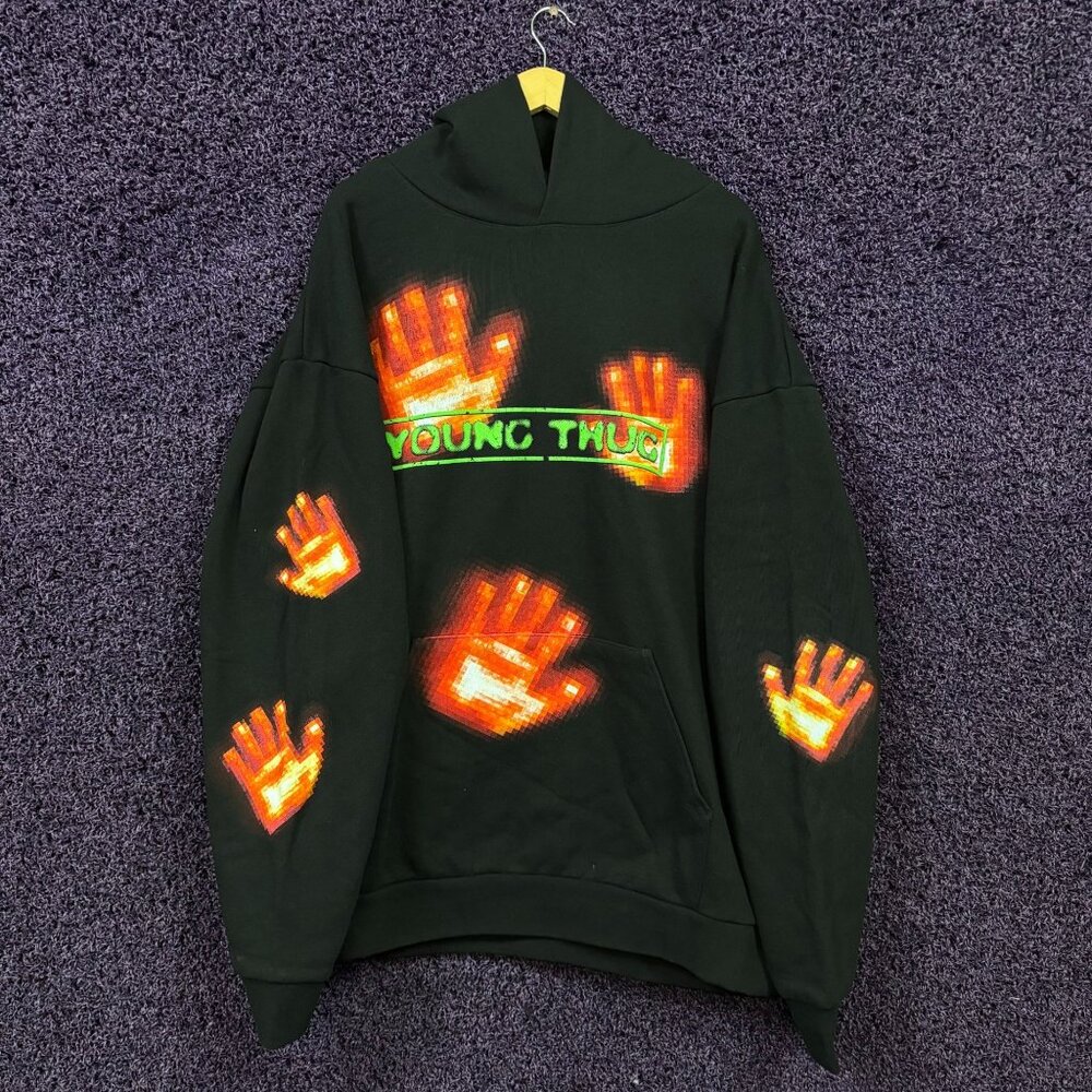Young Thug UY Scuti Album Hands Heat Box Set Rap Hoodie XXL
